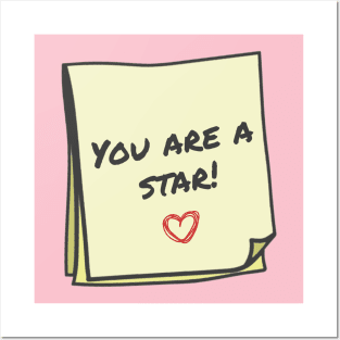 You are a star Posters and Art